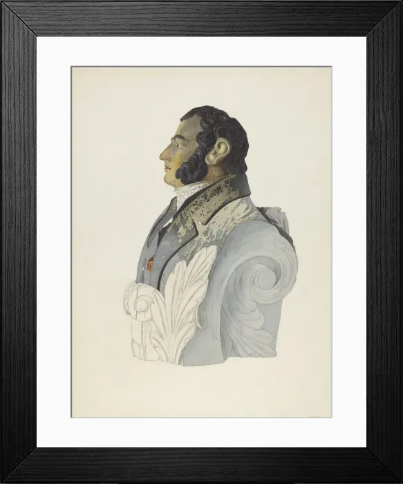 Framed Print : Figurehead, 1935 / 1942. Creator: John W Kelleher Framed Print : Figurehead, 1935 / 1942. Creator: John W Kelleher
