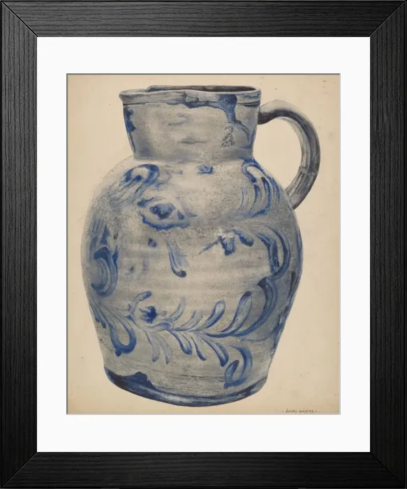 Framed Print : Jug, 1935 / 1942. Creator: Henry Meyers Framed Print : Jug, 1935 / 1942. Creator: Henry Meyers