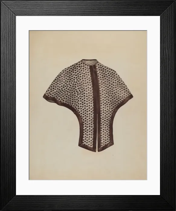 Framed Print : Cape, c. 1938. Creator: Melita Hofmann Framed Print : Cape, c. 1938. Creator: Melita Hofmann