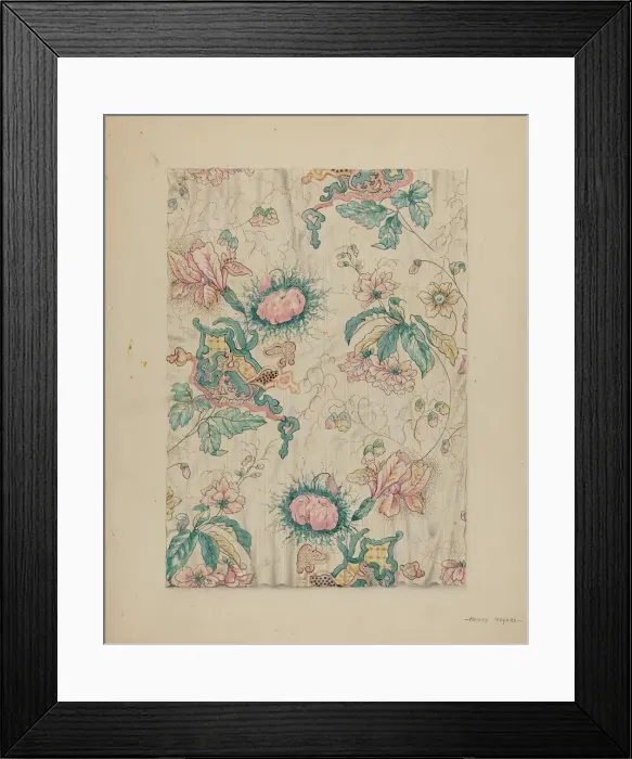 Framed Print : Chintz, c. 1938. Creator: Henry Meyers Framed Print : Chintz, c. 1938. Creator: Henry Meyers