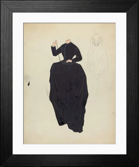 Framed Print : Riding Habit, c. 1940. Creator: Marie Mitchell Framed Print : Riding Habit, c. 1940. Creator: Marie Mitchell
