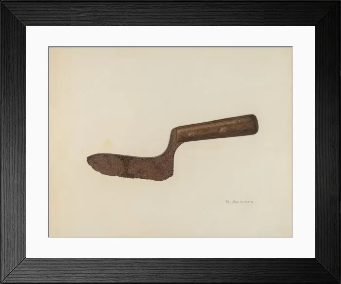 Framed Print : Chopping Knife, c. 1941. Creator: Nicholas Amantea Framed Print : Chopping Knife, c. 1941. Creator: Nicholas Amantea