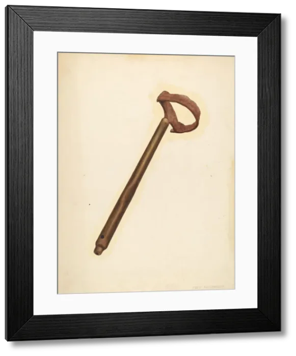 Framed Print : Branding Iron, c. 1939. Creator: Fred Hassebrock Framed Print : Branding Iron, c. 1939. Creator: Fred Hassebrock