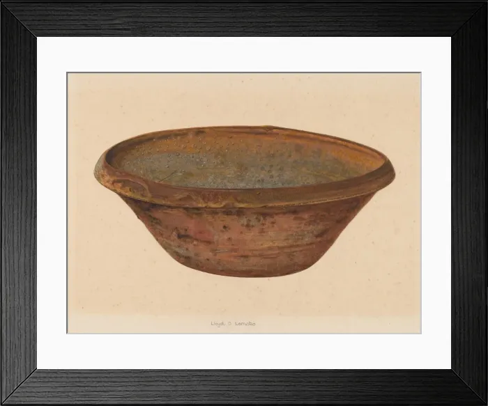 Framed Print : Bowl, c. 1937. Creator: Lloyd Charles Lemcke Framed Print : Bowl, c. 1937. Creator: Lloyd Charles Lemcke
