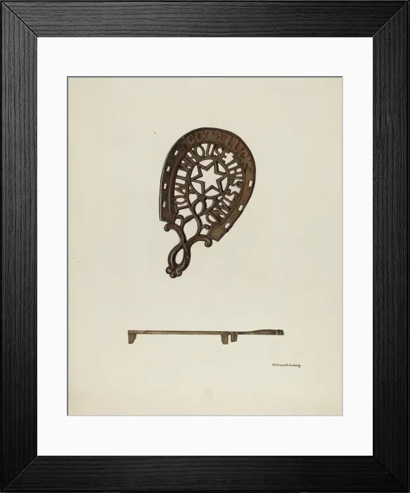 Framed Print : Trivet, c. 1939. Creator: William Ludwig Framed Print : Trivet, c. 1939. Creator: William Ludwig