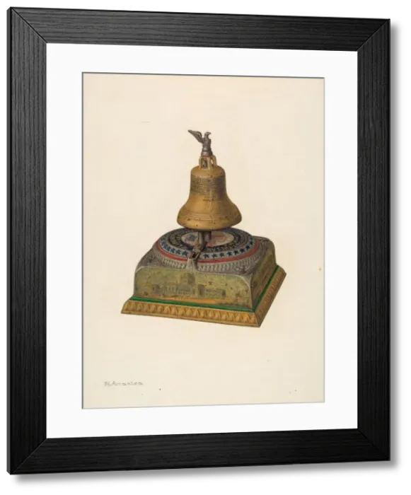 Framed Print : Memorial Money Bank, c. 1940. Creator: Nicholas Amantea Framed Print : Memorial Money Bank, c. 1940. Creator: Nicholas Amantea