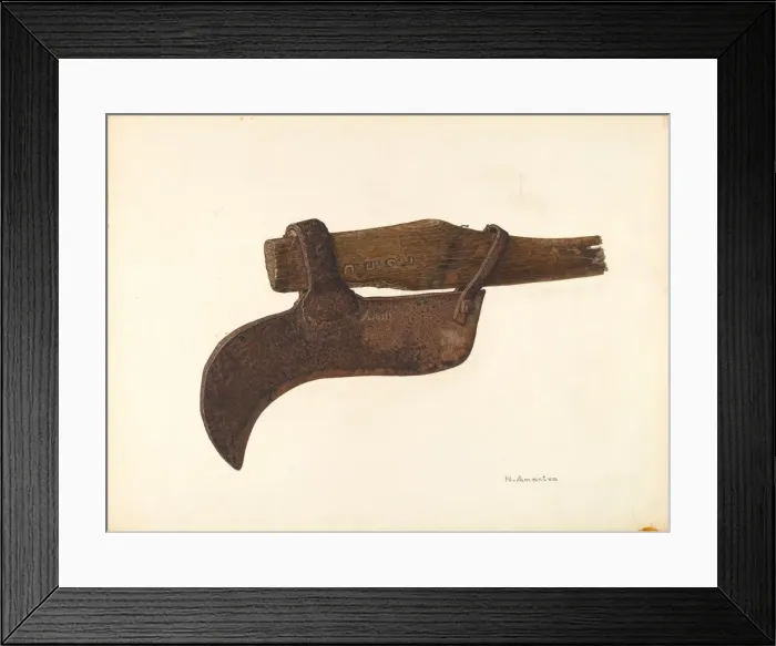 Framed Print : Brush Cutter, c. 1939. Creator: Nicholas Amantea Framed Print : Brush Cutter, c. 1939. Creator: Nicholas Amantea