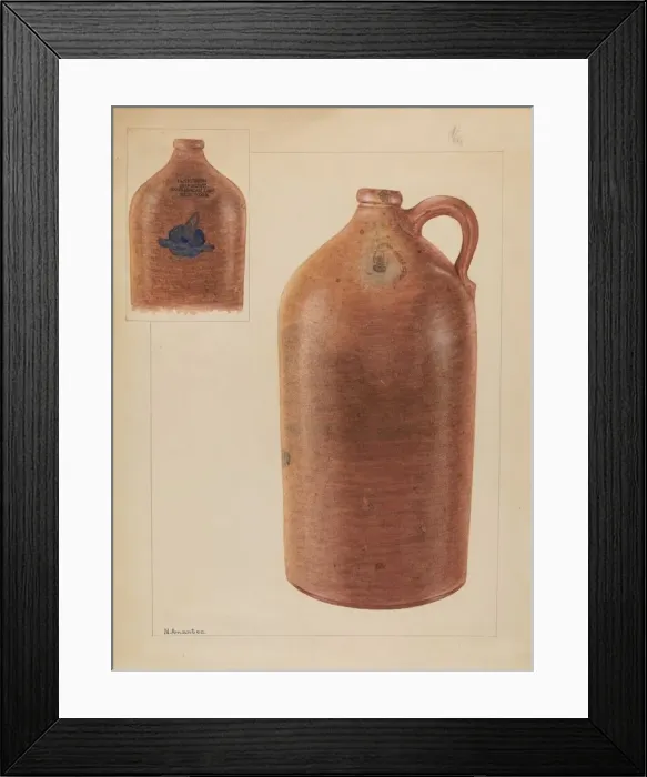 Framed Print : Jug, c. 1936. Creator: Nicholas Amantea Framed Print : Jug, c. 1936. Creator: Nicholas Amantea