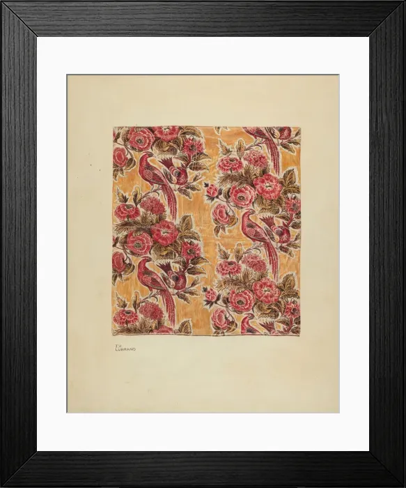Framed Print : Yellow Glazed Chintz, c. 1939. Creator: Joseph Lubrano Framed Print : Yellow Glazed Chintz, c. 1939. Creator: Joseph Lubrano