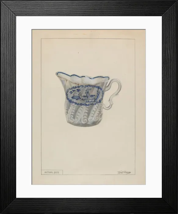 Framed Print : Creamer, c. 1936. Creator: Thomas Holloway Framed Print : Creamer, c. 1936. Creator: Thomas Holloway