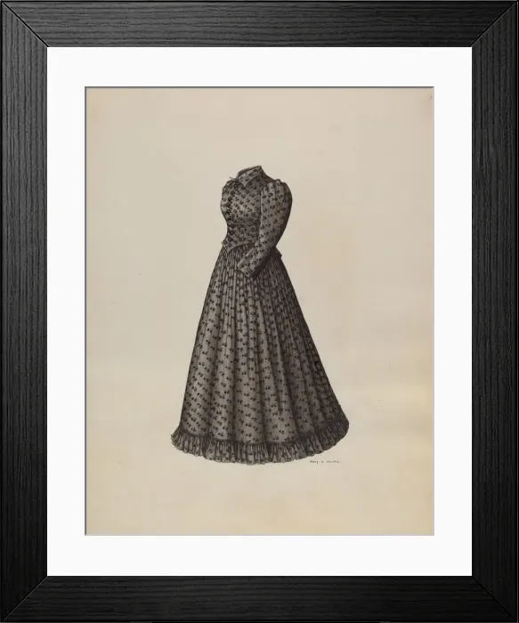 Framed Print : Costume, c. 1941. Creator: Mary E Humes Framed Print : Costume, c. 1941. Creator: Mary E Humes