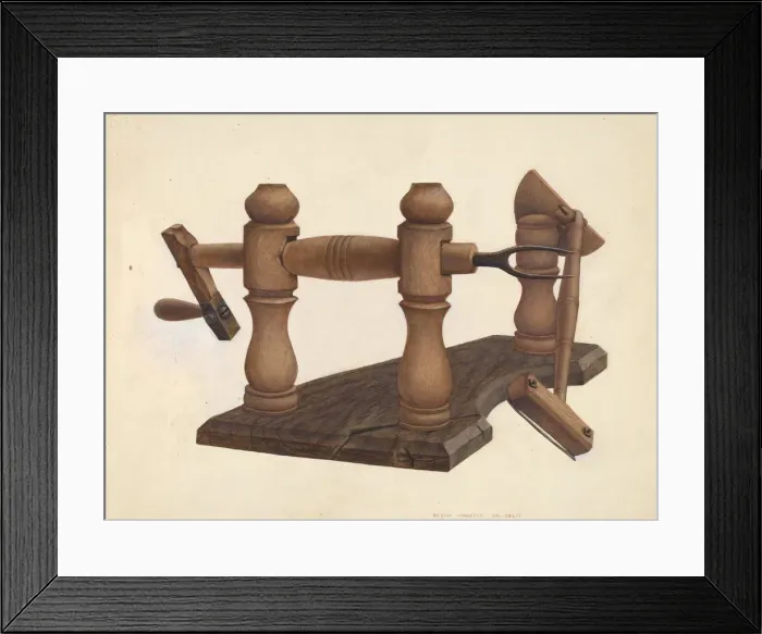 Framed Print : Apple Parer, c. 1939. Creator: Regina Henderer Framed Print : Apple Parer, c. 1939. Creator: Regina Henderer