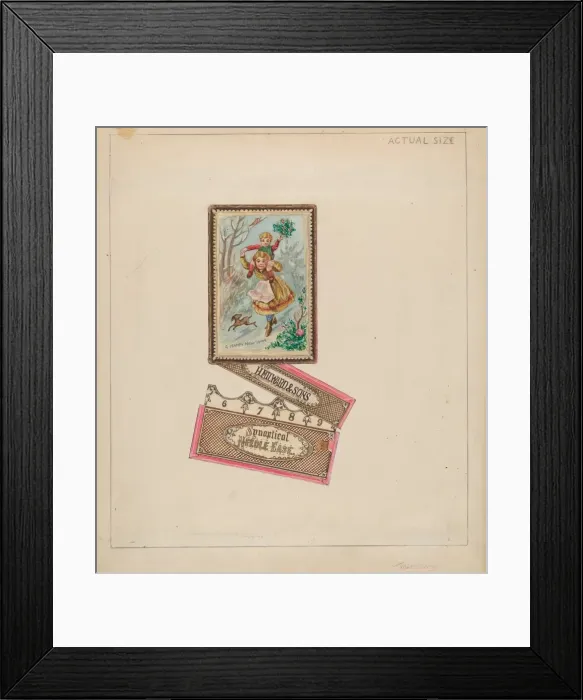 Framed Print : Needle Case, 1935 / 1942. Creator: Thomas Holloway Framed Print : Needle Case, 1935 / 1942. Creator: Thomas Holloway
