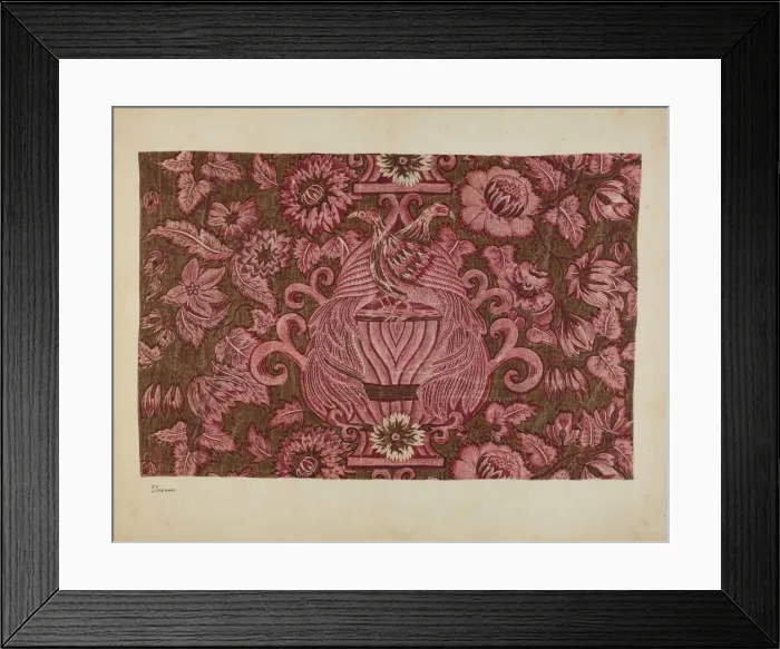 Framed Print : Printed Cotton, c. 1940. Creator: Joseph Lubrano Framed Print : Printed Cotton, c. 1940. Creator: Joseph Lubrano
