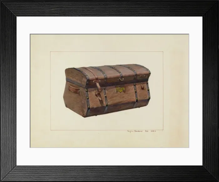 Framed Print : Trunk, c. 1938. Creator: Regina Henderer Framed Print : Trunk, c. 1938. Creator: Regina Henderer
