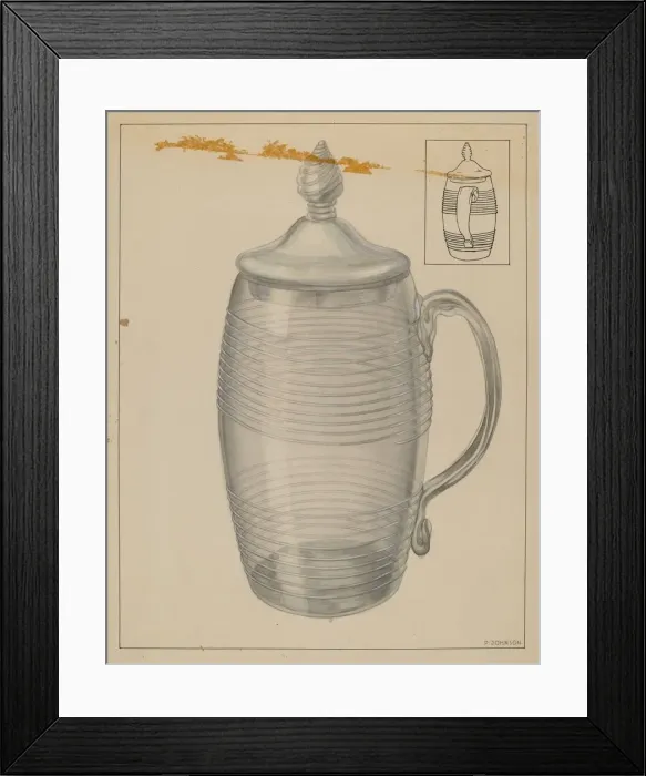 Framed Print : Mug, 1935 / 1942. Creator: Philip Johnson Framed Print : Mug, 1935 / 1942. Creator: Philip Johnson
