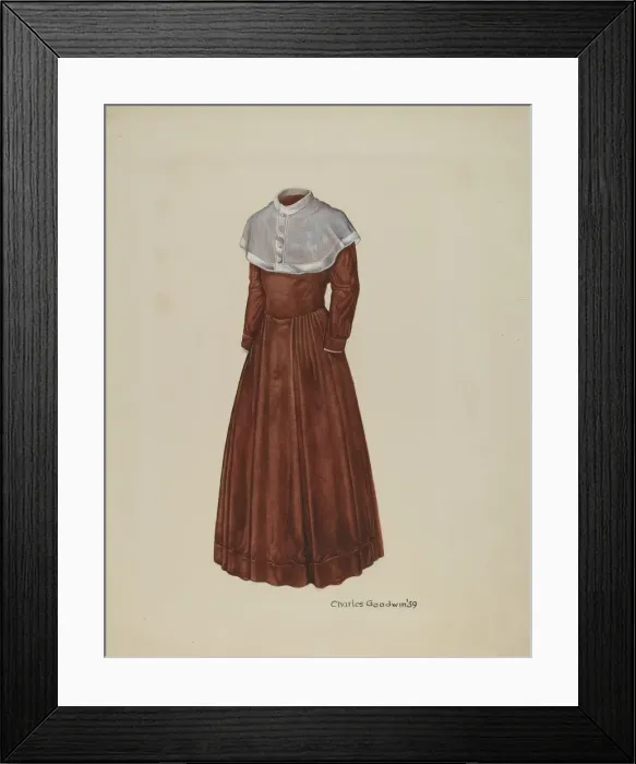 Framed Print : Dress, 1939. Creator: Charles Goodwin Framed Print : Dress, 1939. Creator: Charles Goodwin