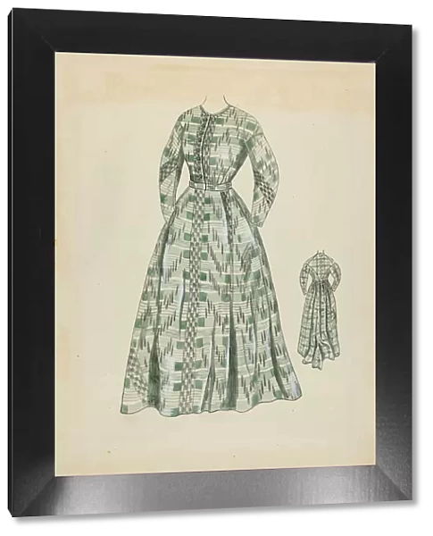 Womans Dress, c. 1936. Creator: Rosalia Lane