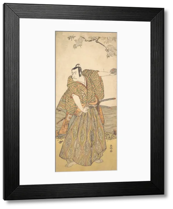 Framed Print : The Fifth Ichikawa Danjuro as a Samurai, ca. 1780-85. Creator: Katsukawa Shunko Framed Print : The Fifth Ichikawa Danjuro as a Samurai, ca. 1780-85. Creator: Katsukawa Shunko