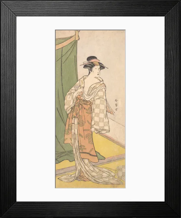 Framed Print : Segawa Kikunojo III, ca. 1785. Creator: Katsukawa Shunjo Framed Print : Segawa Kikunojo III, ca. 1785. Creator: Katsukawa Shunjo