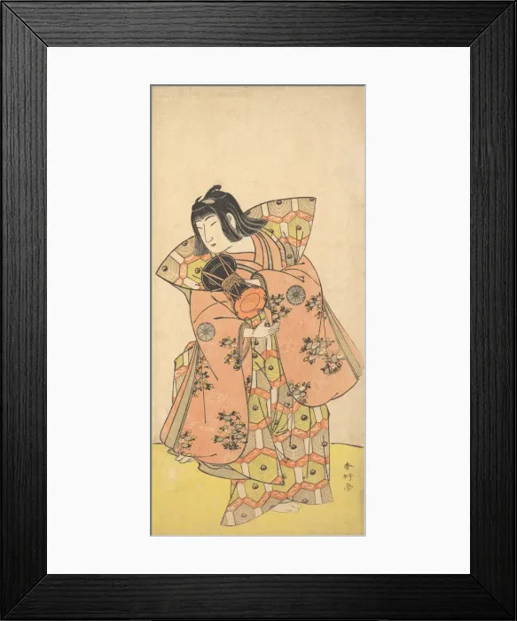 Framed Print : The Actor Nakamura Tomijuro as Bijomaru in the Drama Kikujido Shuen no Iwaya Framed Print : The Actor Nakamura Tomijuro as Bijomaru in the Drama Kikujido Shuen no Iwaya