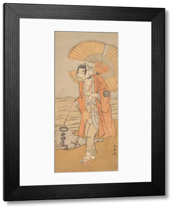 Framed Print : The Actor Nakamura Nakazo I, ca. 1775. Creator: Shunsho Framed Print : The Actor Nakamura Nakazo I, ca. 1775. Creator: Shunsho