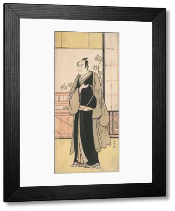 Framed Print : The Actor Ichikawa Monnosuke II as a Kyokaku, ca. 1777. Creator: Katsukawa Shunko Framed Print : The Actor Ichikawa Monnosuke II as a Kyokaku, ca. 1777. Creator: Katsukawa Shunko