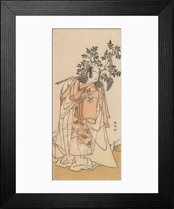 Framed Print : The Actor Bando Mitsugoro I as a Man in Daimyo Attire, ca. 1778 Framed Print : The Actor Bando Mitsugoro I as a Man in Daimyo Attire, ca. 1778