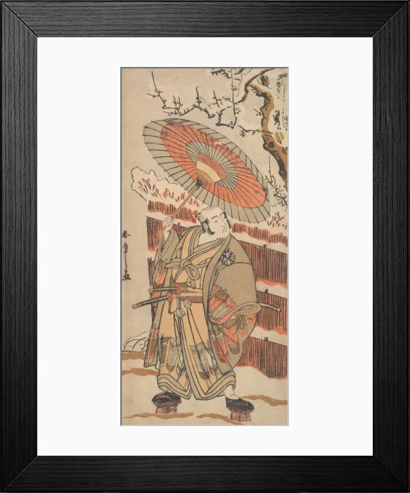Framed Print : An Actor of the Nakamura Line, ca. 1778. Creator: Shunsho Framed Print : An Actor of the Nakamura Line, ca. 1778. Creator: Shunsho