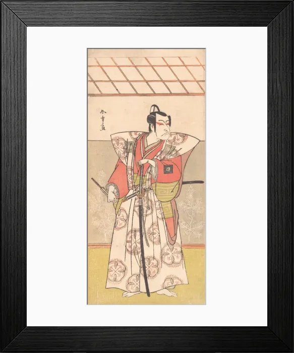 Framed Print : Ichikawa Danjuro V as a Samurai of High Rank, ca. 1778. Creator: Shunsho Framed Print : Ichikawa Danjuro V as a Samurai of High Rank, ca. 1778. Creator: Shunsho