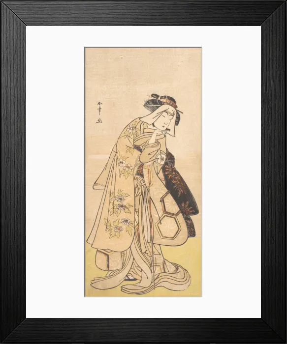 Framed Print : The Fourth Iwai Hanshiro as a Woman, ca. 1779. Creator: Shunsho Framed Print : The Fourth Iwai Hanshiro as a Woman, ca. 1779. Creator: Shunsho