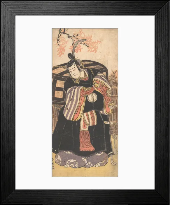 Framed Print : The Actor Third Sawamura Sojuro as a Man of High Position, ca. 1791 Framed Print : The Actor Third Sawamura Sojuro as a Man of High Position, ca. 1791