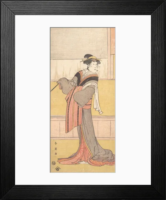 Framed Print : Segawa Kikunojo III, ca. 1791. Creator: Katsukawa Shun ei Framed Print : Segawa Kikunojo III, ca. 1791. Creator: Katsukawa Shun ei
