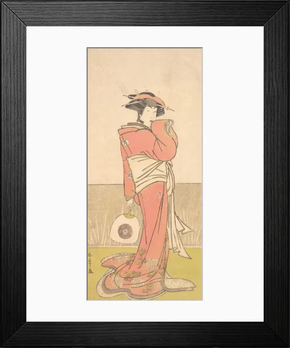 Framed Print : Iwai Hanshiro IV, ca. 1780. Creator: Shunsho Framed Print : Iwai Hanshiro IV, ca. 1780. Creator: Shunsho