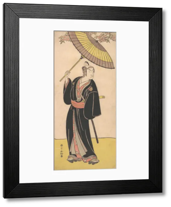 Framed Print : Ichikawa Monosuke III in the Role of the Otokodate Sukeroku, ca. 1786. Creator: Katsukawa Shunko Framed Print : Ichikawa Monosuke III in the Role of the Otokodate Sukeroku, ca. 1786. Creator: Katsukawa Shunko