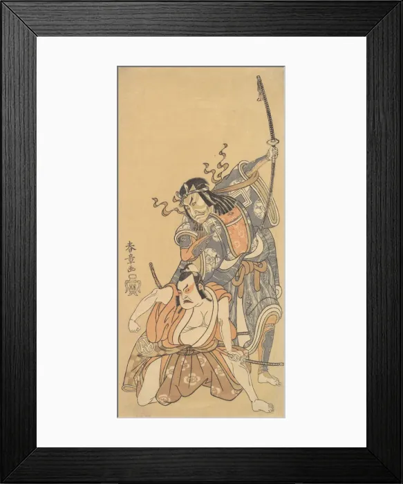 Framed Print : Scene from the Drama Soga Moyo Aigo no Wakamatsu, dated 1769. Creator: Shunsho. Scene from the Drama Soga Moyo Aigo no Wakamatsu, dated 1769. Creator: Shunsho Framed Print : Scene from the Drama Soga Moyo Aigo no Wakamatsu, dated 1769. Creator: Shunsho. Scene from the Drama Soga Moyo Aigo no Wakamatsu, dated 1769. Creator: Shunsho