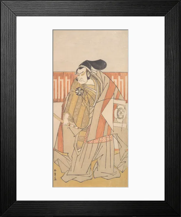 Framed Print : The First Nakamura Nakazo in the Role of Kudo Suketsune, probably 1775. Creator: Shunsho Framed Print : The First Nakamura Nakazo in the Role of Kudo Suketsune, probably 1775. Creator: Shunsho
