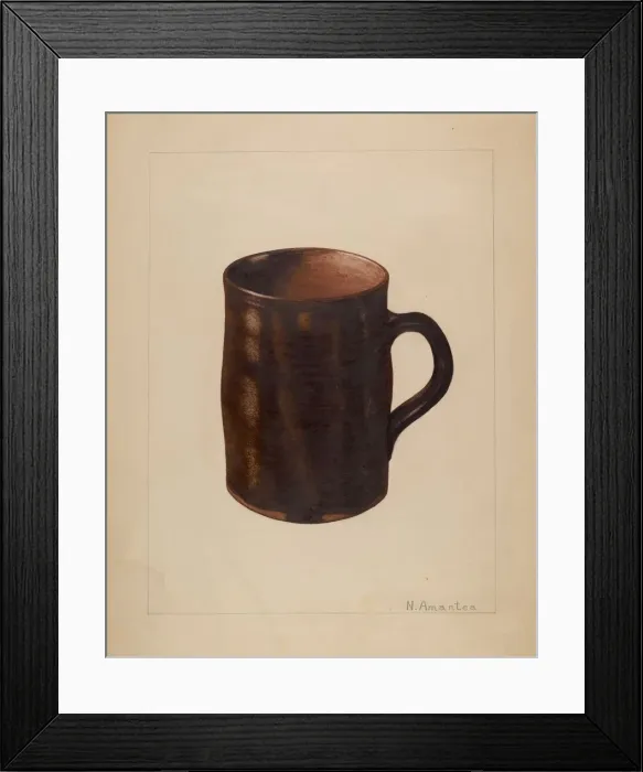 Framed Print : Mug, c. 1936. Creator: Nicholas Amantea Framed Print : Mug, c. 1936. Creator: Nicholas Amantea