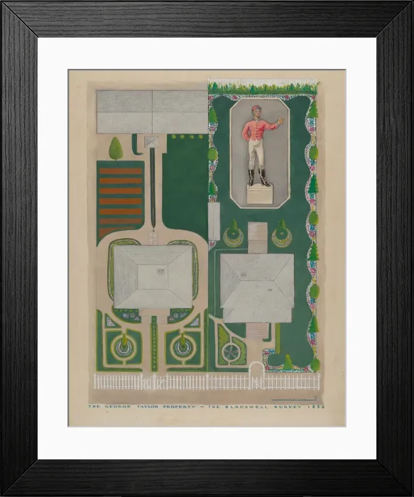 Framed Print : George Taylor - 2 Residences, c. 1936. Creator: Meyer Goldbaum Framed Print : George Taylor - 2 Residences, c. 1936. Creator: Meyer Goldbaum