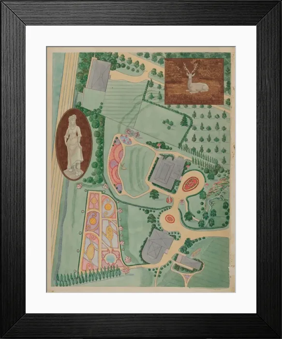 Framed Print : W. A. Wheelock Estate, c. 1936. Creator: Tabea Hosier Framed Print : W. A. Wheelock Estate, c. 1936. Creator: Tabea Hosier