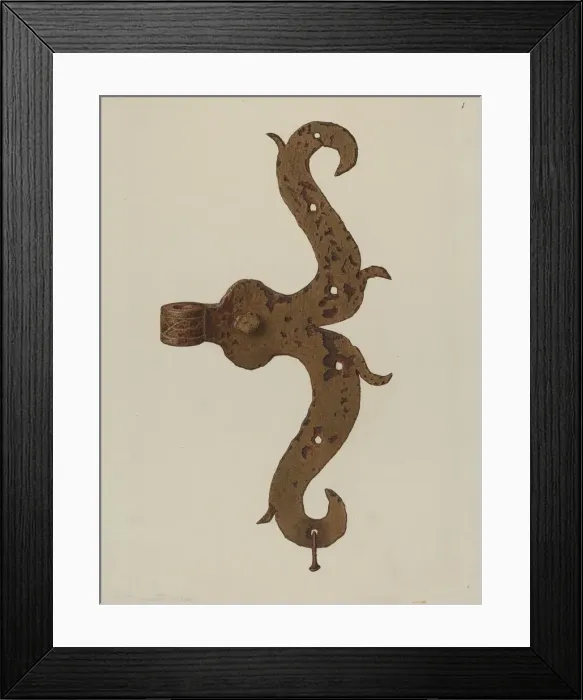 Framed Print : Hinge Butt, c. 1940. Creator: Nicholas Amantea Framed Print : Hinge Butt, c. 1940. Creator: Nicholas Amantea