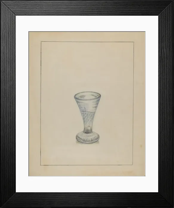 Framed Print : Glass, c. 1936. Creator: Nicholas Amantea Framed Print : Glass, c. 1936. Creator: Nicholas Amantea
