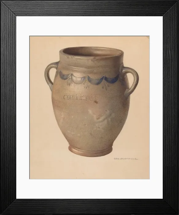 Framed Print : Crock, c. 1938. Creator: George Loughridge Framed Print : Crock, c. 1938. Creator: George Loughridge