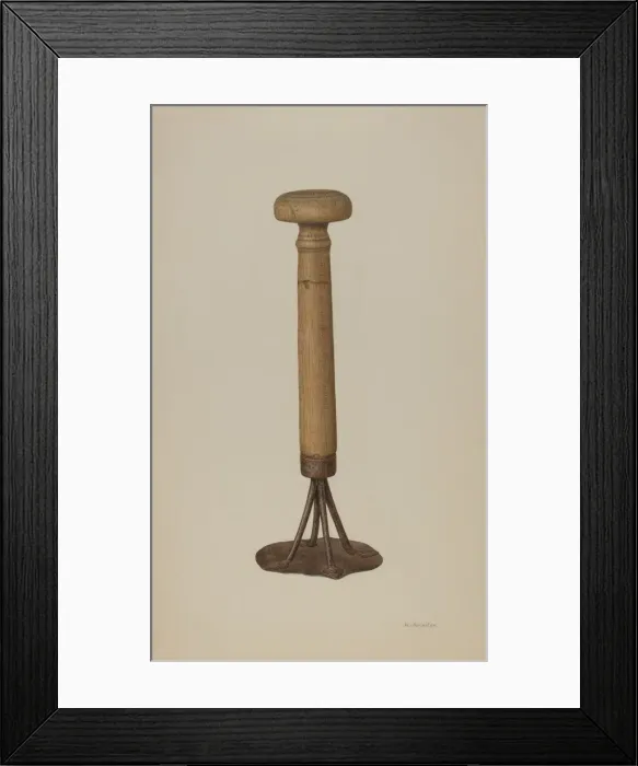 Framed Print : Masher, c. 1940. Creator: Nicholas Amantea Framed Print : Masher, c. 1940. Creator: Nicholas Amantea
