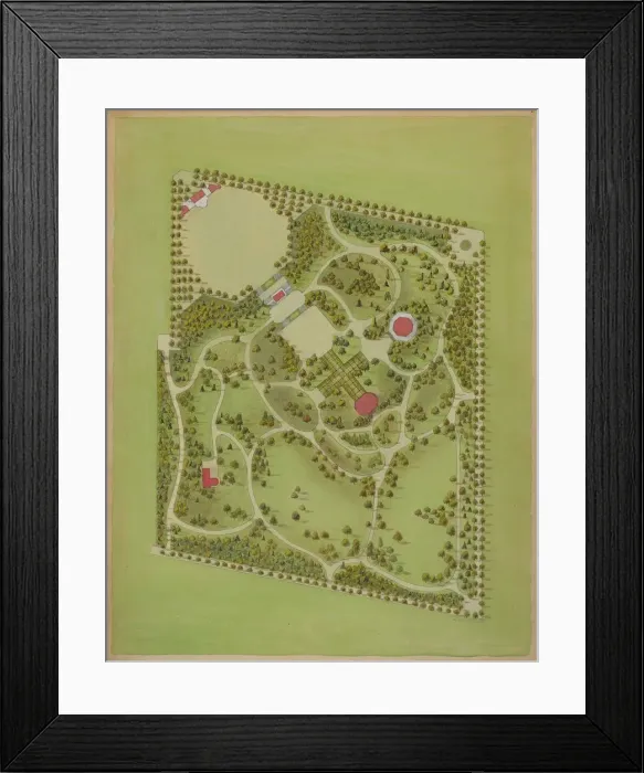 Framed Print : Washington Park, c. 1936. Creator: Meyer Goldbaum Framed Print : Washington Park, c. 1936. Creator: Meyer Goldbaum