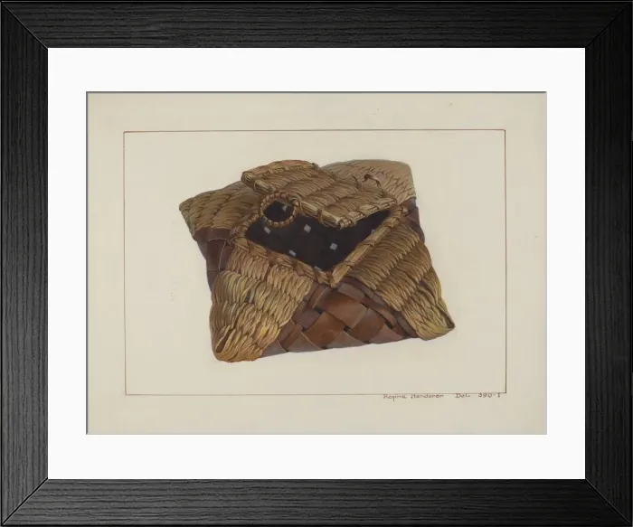 Framed Print : Sewing Basket, c. 1938. Creator: Regina Henderer Framed Print : Sewing Basket, c. 1938. Creator: Regina Henderer