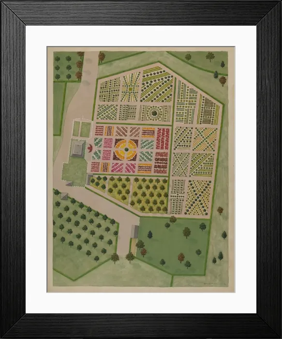 Framed Print : Nicholas Bayard Estate, c. 1936. Creator: Helen Miller Framed Print : Nicholas Bayard Estate, c. 1936. Creator: Helen Miller