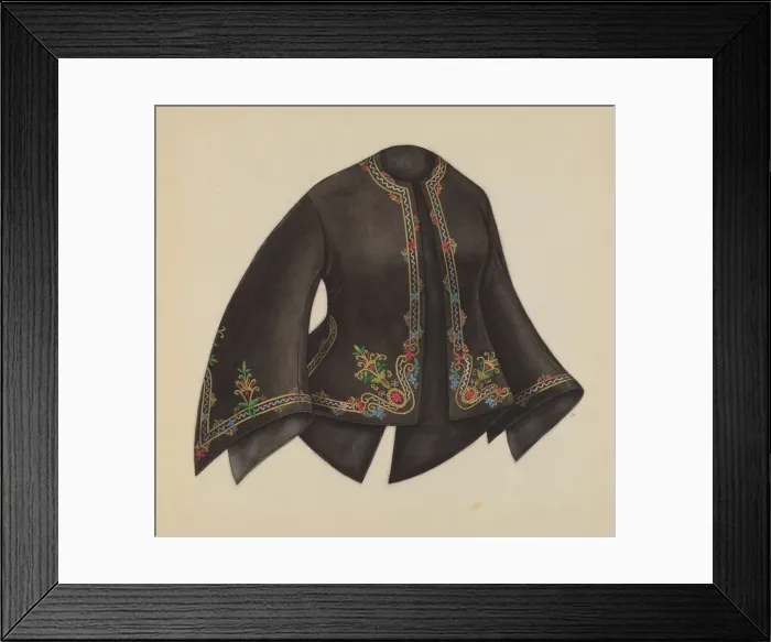 Framed Print : Jacket, c. 1939. Creator: Gertrude Lemberg Framed Print : Jacket, c. 1939. Creator: Gertrude Lemberg