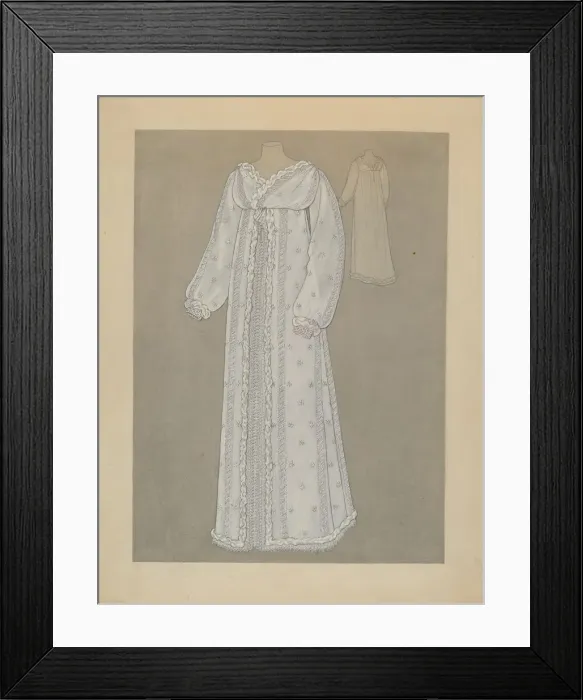 Framed Print : Dress, c. 1936. Creator: Melita Hofmann Framed Print : Dress, c. 1936. Creator: Melita Hofmann