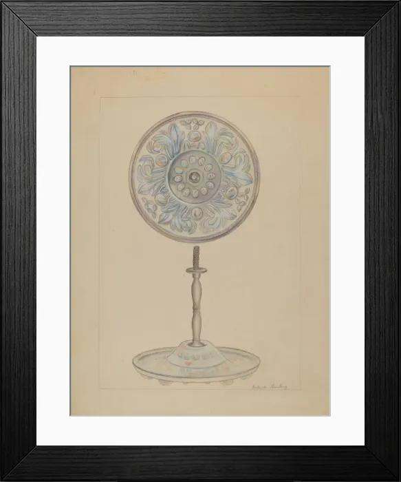 Framed Print : Mirror Support, c. 1936. Creator: Gertrude Lemberg Framed Print : Mirror Support, c. 1936. Creator: Gertrude Lemberg